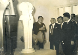 Italie Caorle Franco Passoni & Eugenio Gatto Sculpteur Roccamonte Ancienne Photo 1970 - Famous People