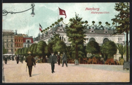 AK Hamburg-Neustadt, Alsterpavillon Am Jungfernstieg  - Mitte