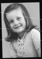 Orig. XL Foto 60er Jahre Süßes Mädchen Im Portrait,  Cute Girl Portrait, Größe Ca. 14,5 X 10,5 Cm - Anonieme Personen
