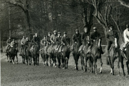 France Chevaux L'entrainement à Maisons Laffitte Jockey Darie Boutboul Ancienne Photo 1984 - Deportes