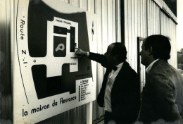 France Plan De La Maison De Fleurance Maurice Mességué Ancienne Photo Ballarini 1980 - Beroemde Personen