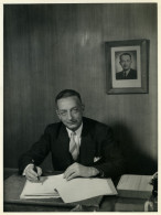 France Portrait De Joseph Callies PDG De Bull Ancienne Photo Draeger 1962 - Célébrités