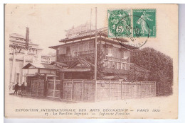 PARIS 1925 - Exposition Internationale Des Arts Décoeatifs - Le Pavillon Japonais - J. Cormault, Imp. - N° 27 - Expositions