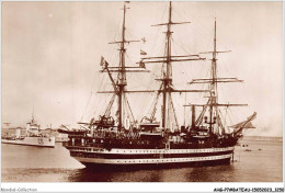 AHGP7-BATEAUX DE GUERRE MARINE CARTE PHOTO-0626 - A LOCALISER - AMERIGO VESPUCCI - Warships