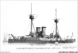 AHGP6-BATEAUX DE GUERRE MARINE CARTE PHOTO-0516 - A LOCALISER - INDOMPTABLE GARDE-COTES  - Guerre