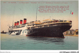 AHJP3-0339 - LE HAVRE - LE PAQUEBOT DE LA Cie GENERALE TRANSATLANTIQUE - FRANCE - Dampfer