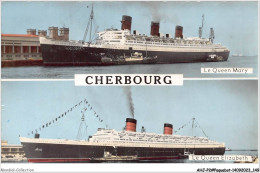 AHJP2-0218 - CHERBOUG - LE QUEEN MARY - LE QUEEN ELIZABETH - Paquebote