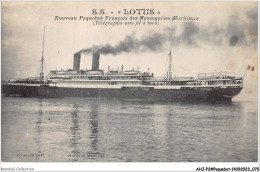 AHJP2-0179 - S S LOTUS - NOUVEAU PAQUEBOT FRANCAIS DES MESSAGERIES MARITIMES  - Paquebote