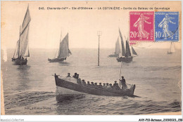 AHYP10-0864 - BATEAUX - CHARENTE-INFERIEURE - ILE D'OLERON - LA COTINIERE - SORTIE DU BATEAU DE SAUVETAGE - Zeilboten