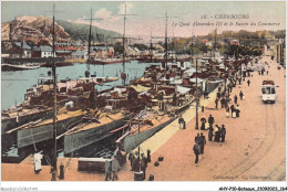 AHYP10-0867 - BATEAUX - CHERBOURG - LE QUAI ALEXANDRE III ET LE BASSIN DU COMMERCE - Altri & Non Classificati