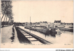 AHYP10-0797 - BATEAUX - PONT-L'EVEQUE - LE QUAI DU CANAL PENICHE - Altri & Non Classificati