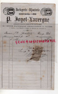 87- LIMOGES- BIJOUTERIE HORLOGERIE JOAILLERIE- JOYET LAVERGNE- 4 BOULEVARD LOUIS BLANC- ECOLE DE CLUSES- 1900 - Petits Métiers