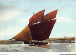 AHJP9-1089 - BISQUINES - BISQUINE BERCEE PAR LA HOULE  - Sailing Vessels
