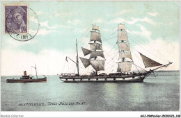 AHJP8-0981 - SAINT-NAZAIRE - TROIS-MATS SUR RADE - Sailing Vessels