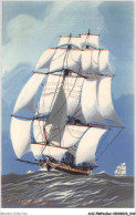 AHJP8-0929 - LA CHASSE - 1ER EMPIRE - LE BRICK DE GUERRE A HISSE TOUTE SA VOITURE  - Sailing Vessels