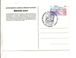 SALON INTERNATIONAL AERONAUTIQUE ET ESPACE LE BOURGET 1981 - Commemorative Postmarks