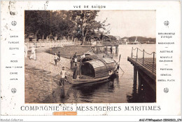 AHJP7-0858 - COMPAGNIE DES MESSAGERIES MARITIMES - VUE SAIGON - Steamers