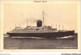 AHJP7-0794 - FRENCH LINE - S S CHAMPLAIN - CIE GENERALE TRANSATLANTIQUE - Steamers