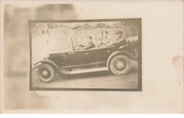 AHCP13-0083- AUTOMOBILE VOITURE CABRIOLET CARTE PHOTO A IDENTIFIER - Passenger Cars