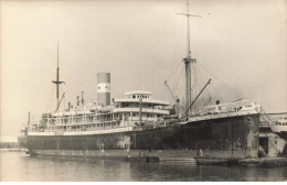 MIKI-AP7-060- BATEAU LE JAMAIQUE CARTE PHOTO PAQUEBOT - Steamers