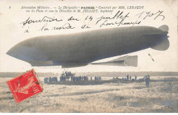 MIKI-AP7-056- AEROSTATION MILITAIRE LE DIRIGEABLE PATRIE CONSTRUIT PAR M.M LEBAUDY - Luchtschepen