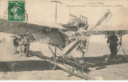 MIKI-AP7-049- CAMP DE CHALONS L AEROPLANE MONOPLAN ANTOINETTE LE MOTEUR ET L HELICE AVION - Autres & Non Classés