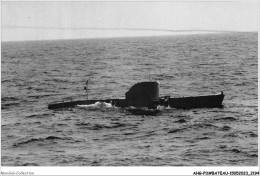 AHGP11-BATEAUX DE GUERRE MARINE CARTE PHOTO-1097 - FRANCE - BERTHYSCAPHE - CP SOUPLE SOUS MARIN - Submarinos