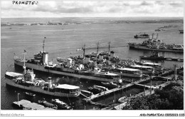 AHDP6-BATEAUX DE GUERRE MARINE CARTE PHOTO-0558 - ITALIE - PROMETEO DA RECCO  TARANTO - Oorlog