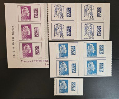 France 2018 /2016 Lot De Marianne Europe & International (N°1603 /N°1604 / N°1216) - Unused Stamps