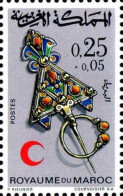 Maroc Poste N* Yv: 616 Mi:682 Fibule (défaut Gomme) - Morocco (1956-...)