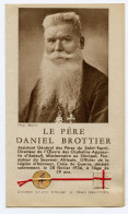 Relique.Etoffe  Ayant été Touché Père Brottier Pères Du Saint-Esprit Directeur De L'Oeuvre Orphelins-Apprentis D'Auteuil - Andachtsbilder