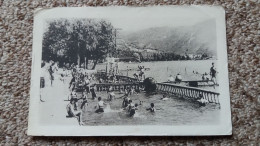 CPA NANTUA AIN PISCINE DE LAC ANIMATION 1947 BALLON JEUX - Nantua