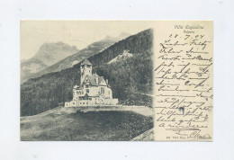 1904 Schweiz Alte Photokarte Vulpera / Scuol Unterengadin Hotel Villa Engiadina Gelaufen - Scuol