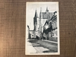 Chatillon Coligny Rue De L'Eglise Et Le Clocher - Chatillon Coligny