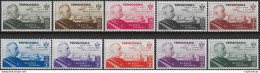 1934 Tripolitania Airmail Roma-Mogadiscio 10v. Bc MNH Sassone N. 47/56 - Sonstige & Ohne Zuordnung