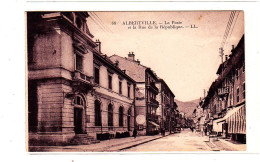 Albertville La Poste Et La Rue De La République - Albertville