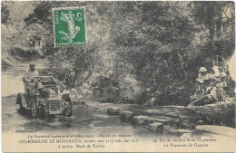 D 83. MEOUNES.LES MONTRIEUX.    VALLEE DU GAPEAU CHARTREUSE DE MONTRIEUX LA TRVERSEE DU GAPEAU. CARTE ECRITE - Sonstige & Ohne Zuordnung