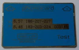 SPAIN - Landis & Gyr - 2nd Test - 1986 - Mint - RRRR - Dienstkarten