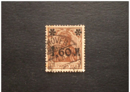 GERMANY IMPERO 1921 Germania Surcharged - Used Stamps