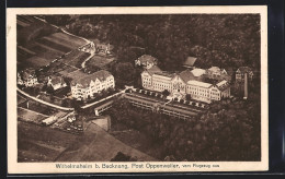 AK Oppenweiler-Wilhelmsheim, Klinik Wilhelmsheim, Lungenheilstätte, Fliegeraufnahme  - Andere & Zonder Classificatie