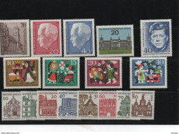 BERLIN  1964 Année Complète Yvert  210-225 NEUF** MNH  Cote : 15,70 Euros - Unused Stamps