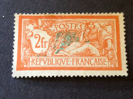 Timbre 145  2f Orange Et Vert-bleu , Neuf Sans Gomme (*) - Neufs