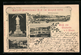 AK Waidhofen A. D. Thaya, Kaiser-Jubiläums-Fest 1898, Kaiser-Jubiläums-Monument, Thayathal, Vestenötting  - Autres & Non Classés