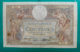 FRANCE Billet 100 Francs 27-10-1938 - 100 F 1908-1939 ''Luc Olivier Merson''