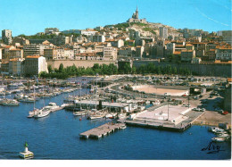 MARSEILLE : Quai De Rive-Neuve, Abbaye De St Victor Er Notre Dame De La Garde - Ohne Zuordnung