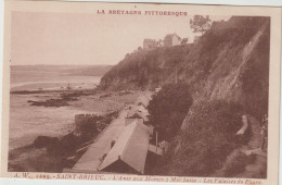 SAINT BRIEUC  L ANCE AUX MOINES A MAREE BASSE LES FALAISES DU PHARE - Saint-Brieuc