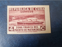 CUBA  NEUF  1936   ZONA  FRANCA  DEL  PUERTO  DE  MATANZAS  //  PARFAIT  ETAT  //  1er  CHOIX  // Non Dentelé-sin Dentar - Nuovi
