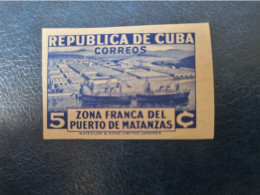 CUBA  NEUF  1936   ZONA  FRANCA  DEL  PUERTO  DE  MATANZAS  //  PARFAIT  ETAT  //  1er  CHOIX  // Non Dentelé-sin Dentar - Neufs