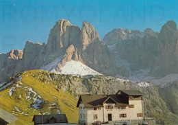 CARTOLINA  C18 PASSO GARDENA M.2121,BOLZANO,TRENTINO ALTO ADIGE-DOLOMITI-VACANZA,NEVE,BELLA ITALIA,VIAGGIATA 1986 - Bolzano