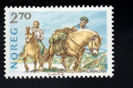 2037043052 1987 SCOTT 918 (XX) POSTFRIS MINT NEVER HINGED - FAUNA - NORWEGIAN HORSE BREEDS - FJORD - Ongebruikt